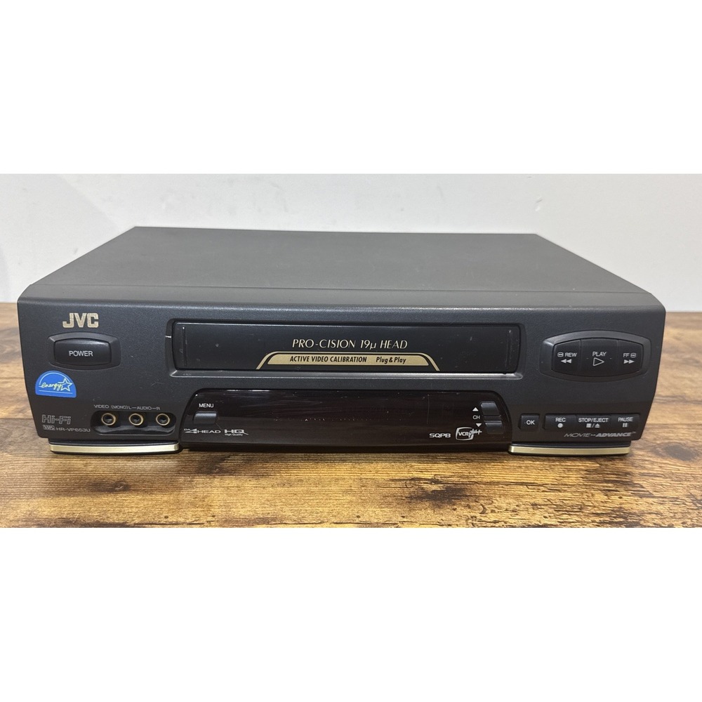 JVC HR-VP653U VHS VCR 4Head No Remote Tested & Works